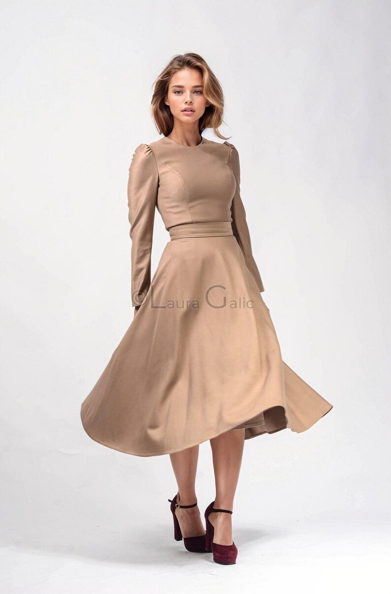 Pita 4 A-line or pencil skirt Office Dress image 1