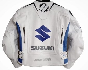 Suzuki GSXR Motorbike Riding Jacket Motorcycle Leather Racing Jacket