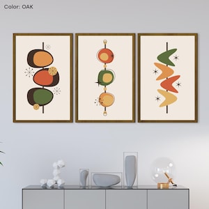Set of 3 mid century modern wood wall art, Atomic wall art, Retro wood wall art, 70s wood wall paneling, Abstract wood wall art