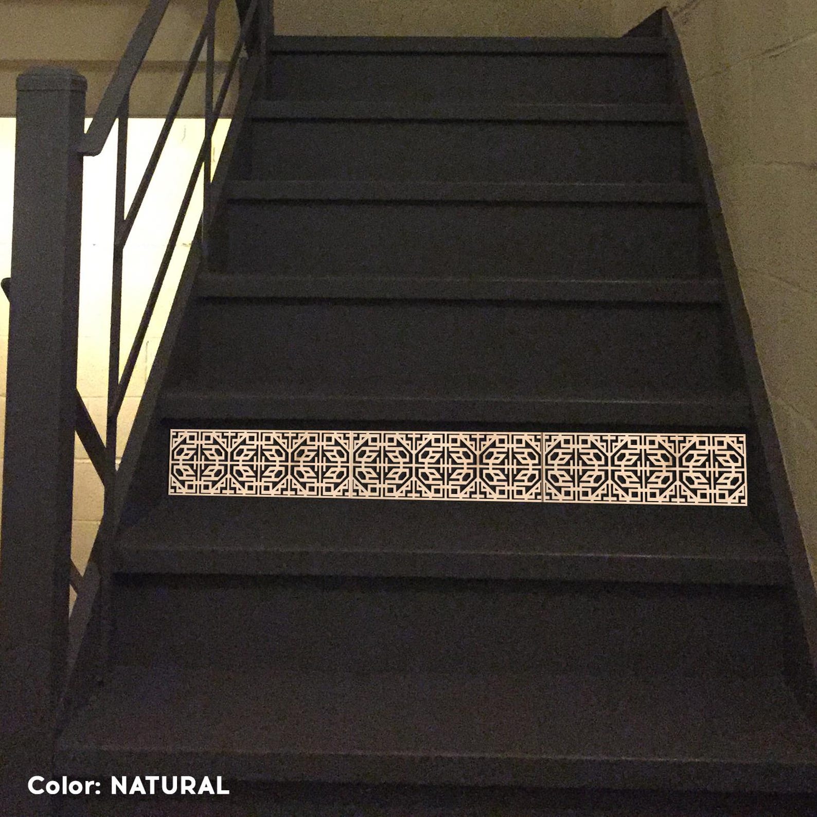Stair Riser Protectors Set of 3 Wood Staircase Accents, Staircase Decorations, Stair Makeover ...