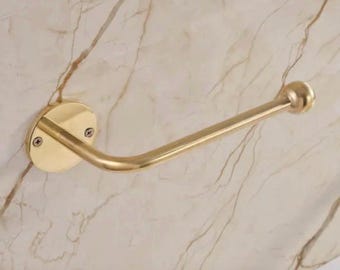 Brass Toilet Paper Holder: Modern Bathroom Roll Holder