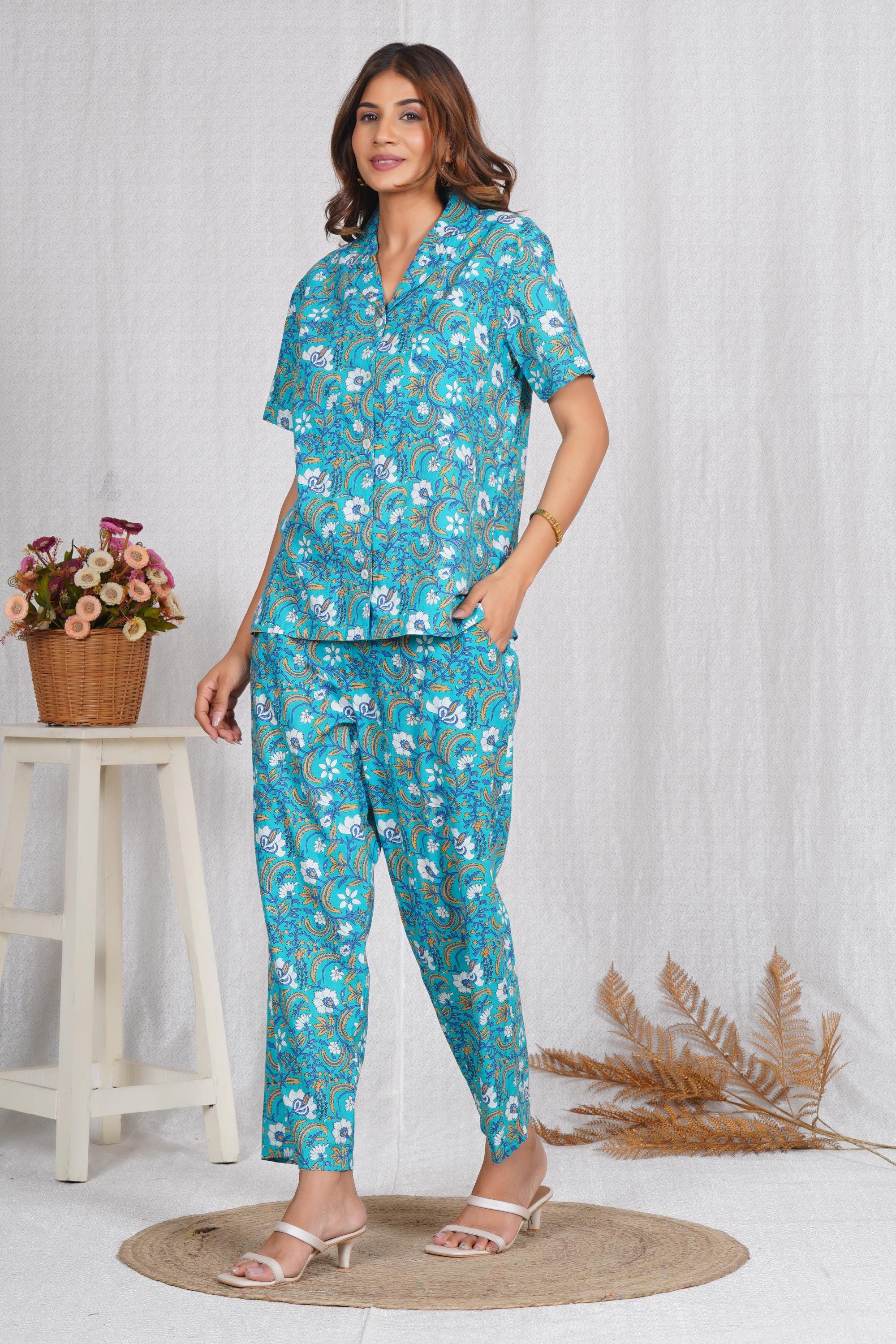 Batola Pijamas Con Botones Adelante Mujer Pijama Con Botones En La