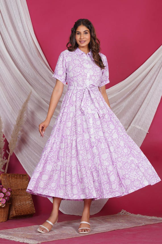 puff sleeve dress knee length Skyla Knee-Length Wedding-Guest Dress