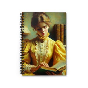 Cahier à spirales d'inspiration vintage, journal d'écriture élégant, cadeau classique pour écrivains, décoration romantique, indispensables pour le bureau à domicile