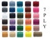 Waxed Irish Linen Thread 7 ply Spool - Strong Colorful Waxed Thread Cord Flax Thread Bookbinding Leather Work 