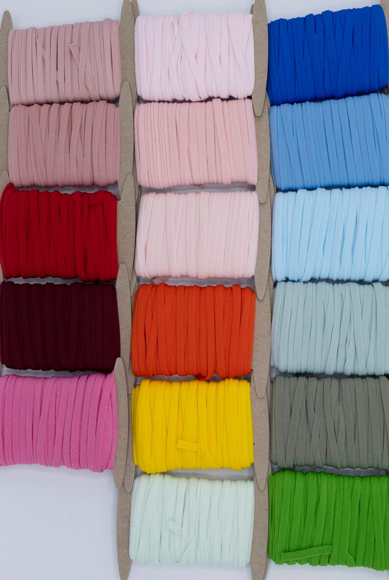 Colored Latex Free Elastic Super Soft Mask Elastic 5mm Flat Etsy