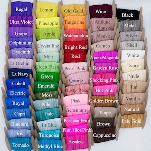 Grab Bag Printed Fold Over Elastic Stretch Foldover FOE Elastics for Hair Ties Headbands Multi,10 Yards 5//8 Fold Over Elastic-10 Yards- FOE