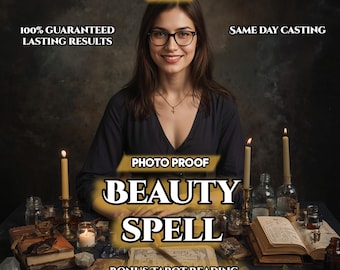 Beauty Spell: Physical Glow Up, Facial Symmetry, Glamour Magic