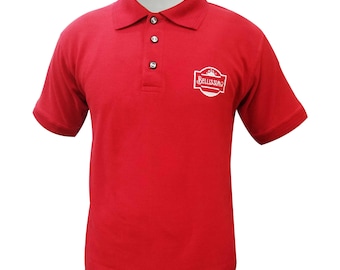 Bold Red Bellissimo Polo Shirt for Men