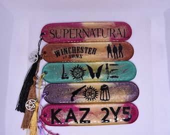 Supernatural Resin Bookmarks - Rounded Edges