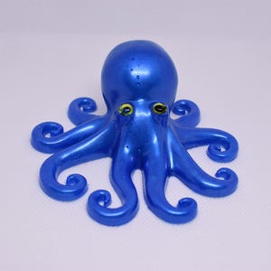 Blue Resin Octopus