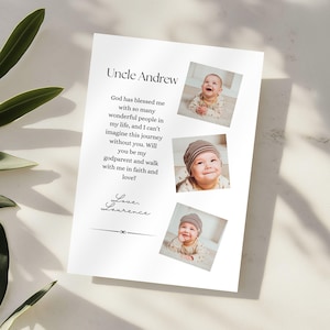 Vuoi essere la mia madrina? Modello di proposta di matrimonio? Modello di proposta di matrimonio per padrino con foto. Modello di proposta di matrimonio per battesimo moderno. Modello di proposta di matrimonio per madrina. Modello di Canva.