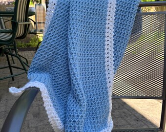 Elegant Baby Blanket/Crochet/Cozy/Soft