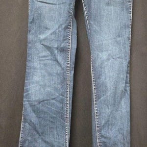 Wrangler Q Baby Jeans Size 1/2: Y2K Bootcut Flare Low Rise Stretch imagen 1