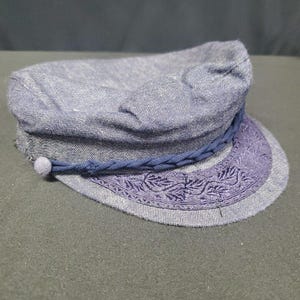 Authentische griechische Fischermütze Herren 7-1 / 8 Blau Cotton Mariners Geiger Griechenland
