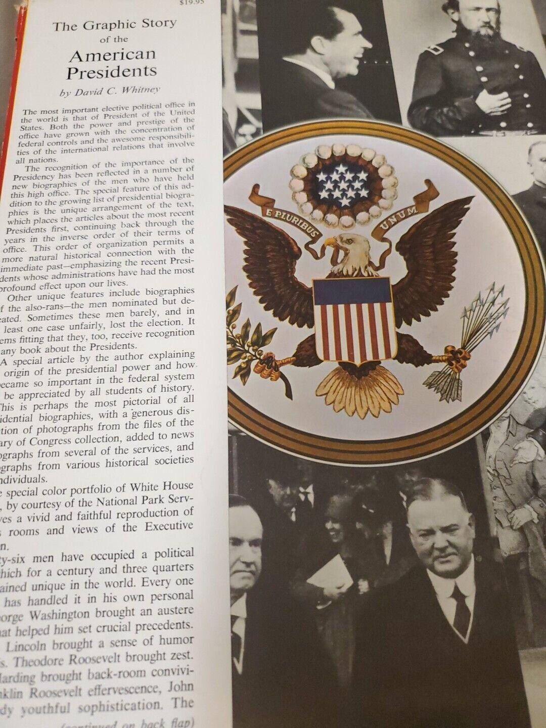 The Graphic Story of the American Presidents by David C Whitney 1973 - Etsy
