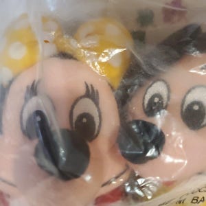 Spirit of Mickey Mouse & Minnie Disney Store Beanie Plush Set of 2 NIB New image 6