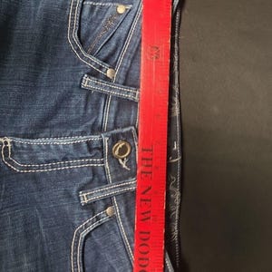 Wrangler Q Baby Jeans Size 1/2: Y2K Bootcut Flare Low Rise Stretch imagen 4