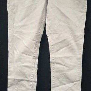 Jean skinny Seven7 Tummyless pour femme, denim stretch taille haute beige et blanc 4 image 1
