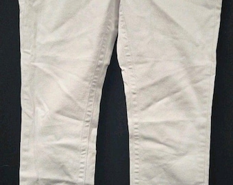 Seven7 Tummyless Skinny Jeans Womens 4 Beige White High Rise Stretch Denim