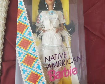 Barbie nativa americana 1992 #1753 Mattel Edición especial vintage NIB