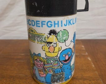 セサミストリート スナッフィー＆ビッグバード 魔法瓶ランチボックス