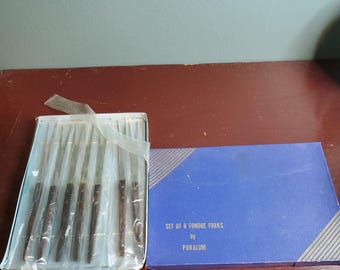 Tenedores para fodue - Juego de 8 vintage de Puralum