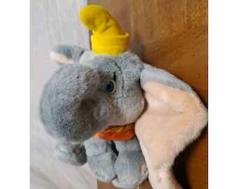 Dumbo Disney Store Plush 8" Stuffed Animal Toy Bean Bag Elephant