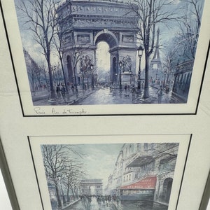Vintage Paris Wall Art: Champs-Élysées & Arc de Triomphe