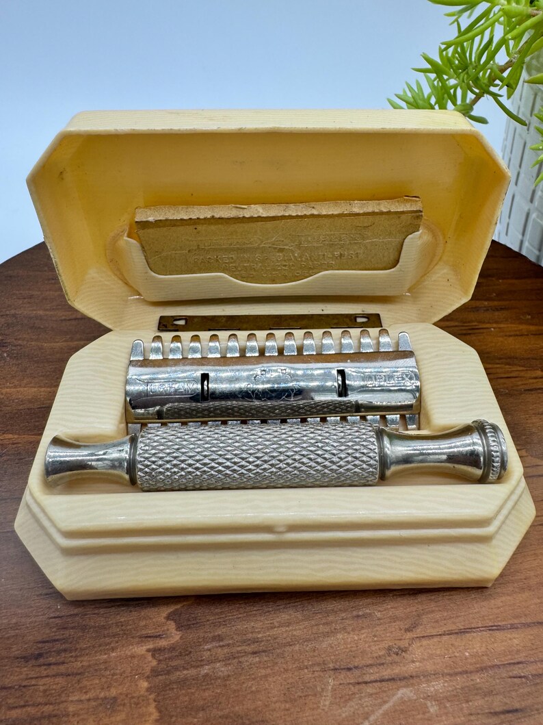 Vintage Durham Duplex Men’s Razor in Celluloid Case 1930s 1940s - Etsy ...