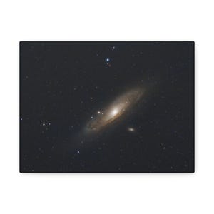 Impresión artística en lienzo de la galaxia de Andrómeda: decoración celestial para el hogar, regalo para amantes del espacio