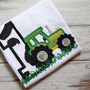 Farmer 1st Birthday Bodysuit, Boys birthday shirt, Personalized Birthday shirt
