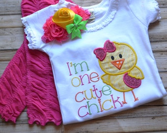 Easter Custom Girls Bodysuit, Personalized Girls Shirt