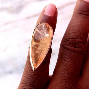 Morganite Silver Ring | Dainty Morganite Ring | Sterling Silver Promise Ring | Pink Gemstone Ring | Gift for Her .