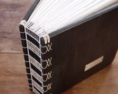 benutzerdefinierte Hochzeit Fotoalbum Scrapbook einzigartige Holz Buch viktorianischen antiken Gothic - Jahrestagsgeschenk - Eltern Hochzeitsgeschenk - auf Bestellung gefertigt