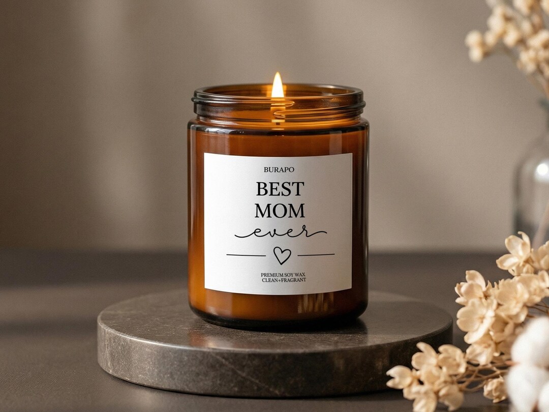 Best Mom Ever Candle, Mothers Day Gift for Mom, Funny Mom Soy Candle ...