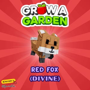 Grow a Garden | Red Fox (Mythical) |  (Pet) - All Pets Available