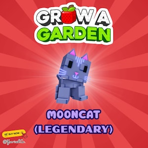 Grow a Garden | Moon Cat (Legendary) |  (Pet) - All Pets Available