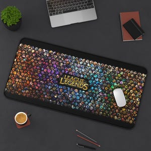 League of Legends Mousepads - 9 Models - LoL Desk Mats - NonSlip Base - Perfect Gift for LoL Fans