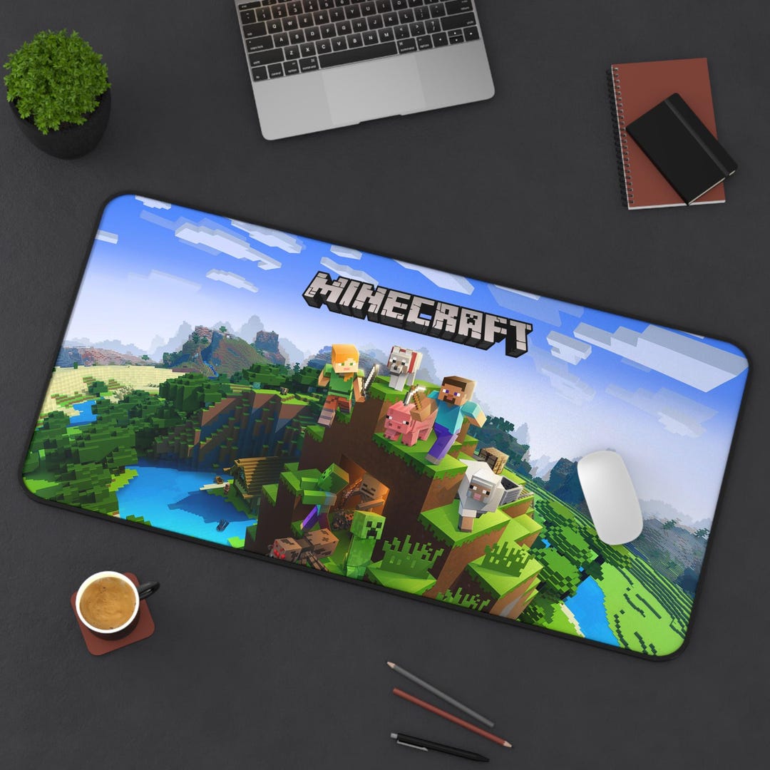 Minecraft Gaming Desk Mats | Minecraf XXL Mouse Pad | Nonslip Base ...