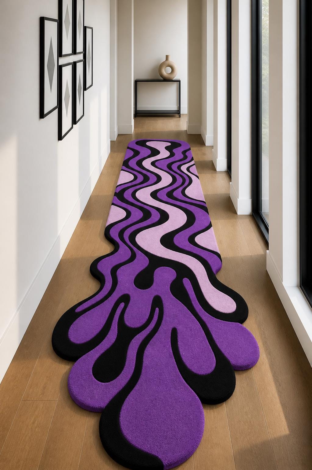 Funky Purple Rug - Etsy