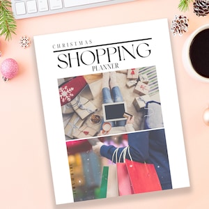 Weihnachtseinkaufsplaner, Feiertagseinkaufsplaner, Black Friday Planer