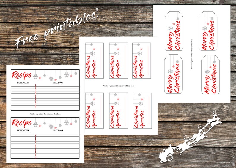 2020 Christmas Planner Printable Holiday Planner Weekly Planner Shopping List Recipe Cards Gift List Planning Kit Organizer image 8