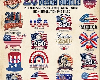 250 years of freedom, 250th Anniversary png, America 250, 250 years shirt designs, USA 250th anniversary, patriotic sublimation trending