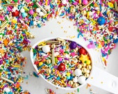 OVER THE RAINBOW Twinkle Sprinkle Medley, Rainbow and Gold, Sprinkle Mix