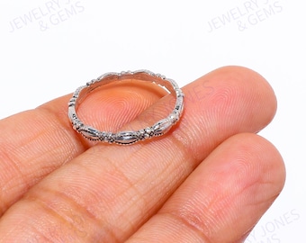 925 Sterling Silver Bold Band Ring: Handmade Statement Jewelry