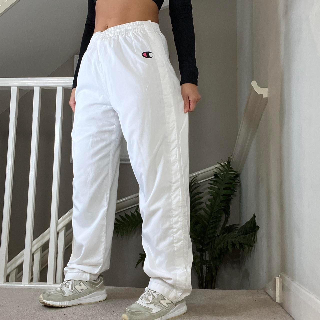 nike popper trousers