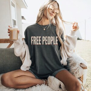 Koszulka Free People w stylu vintage z grafiką, wygodna, w kolorze, w stylu casualowym, unisex zdjęcie 12