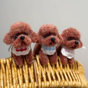 Handmade Puppy Plush, Art Doll, Realistic Dog Toy, Soft Plush, Home Decor, Gift for Dog Lovers, Poseable Doll