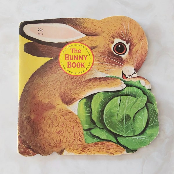 Vintage Golden Shape Book - The Bunny Book - 1965